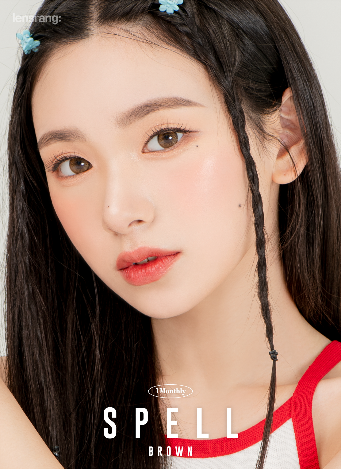 [렌즈랑] 한달용 스펠 브라운 2p